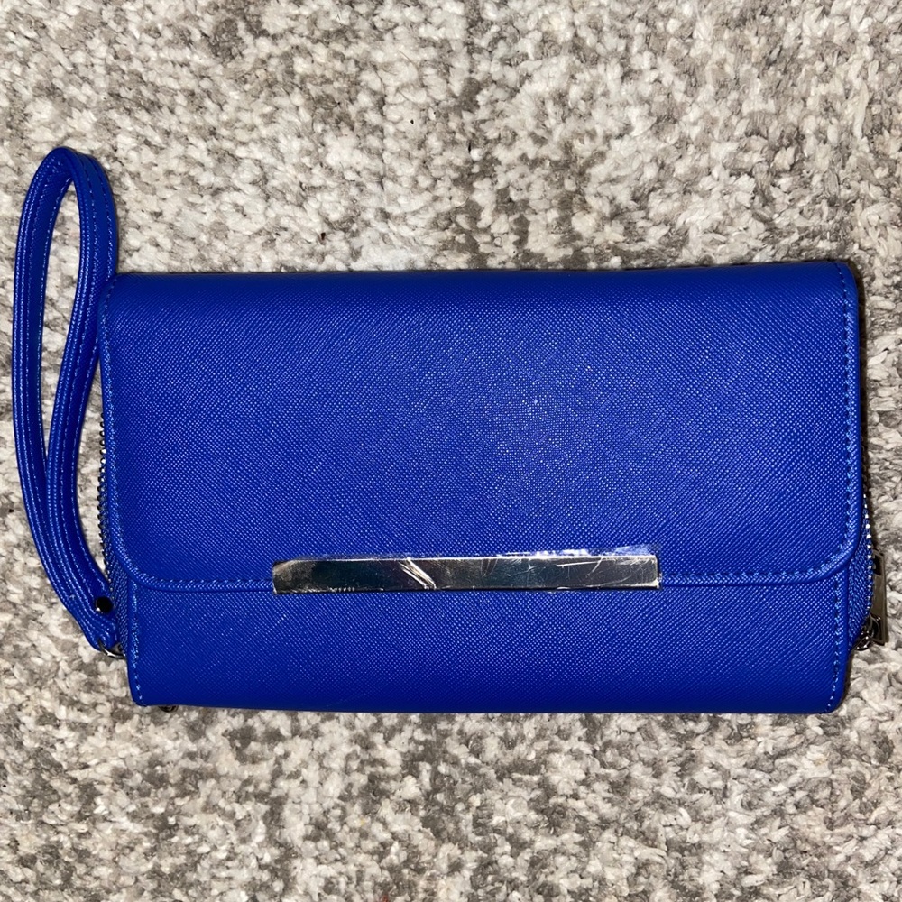 Blue Leather Charlotte Russe women’s wallet